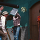 Gregory Nava directs a scene from El Norte.